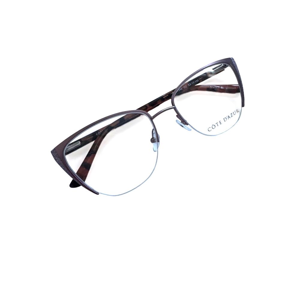 NEW Cote d'Azur 342 Cat eye Eyeglasses in Violet
